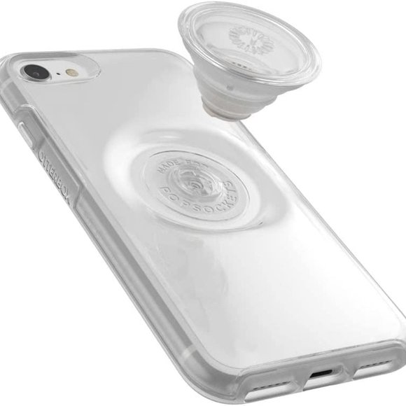 iPhone SE (2nd Gen) and iPhone 8/7 Otter + Pop Symmetry Series Clear Case